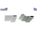Αντικρίσματα DOUBLEX-OVAL09 για κλειδαριά Cal σε χρώμα λευκό