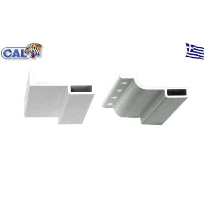 Αντικρίσματα DOUBLEX-OVAL09 για κλειδαριά Cal σε χρώμα λευκό