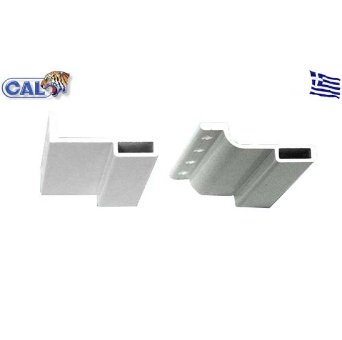 Αντικρίσματα DOUBLEX-OVAL09 για κλειδαριά Cal σε χρώμα λευκό
