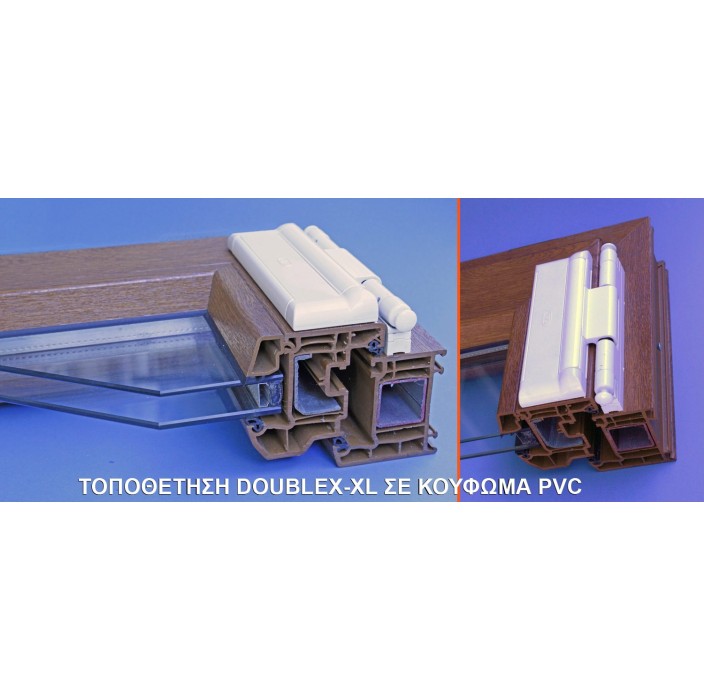 Ασφάλεια ανοιγομένων DOUBLEX - XL17A Cal σε χρώμα μα΄υρο