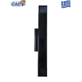 Χούφτα CAL Doublex Classic για φιλητά συρόμενα κουφώματα για πόρτες και παράθυρα (μαύρη)