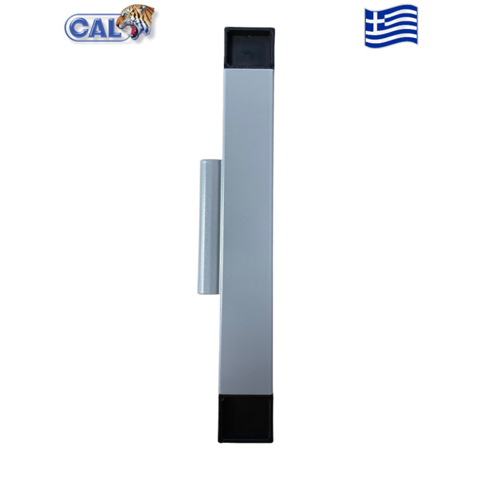 Χούφτα CAL Doublex Classic για φιλητά συρόμενα κουφώματα για πόρτες και παράθυρα (ασημί)