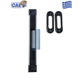 Χούφτα CAL Doublex Classic για φιλητά συρόμενα κουφώματα για πόρτες και παράθυρα (ασημί)