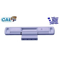 Κλειδαριά CAL Doublex Classic με κλειδί για συρόμενα κουφώματα (Λευκή) για πόρτες και παράθυρα