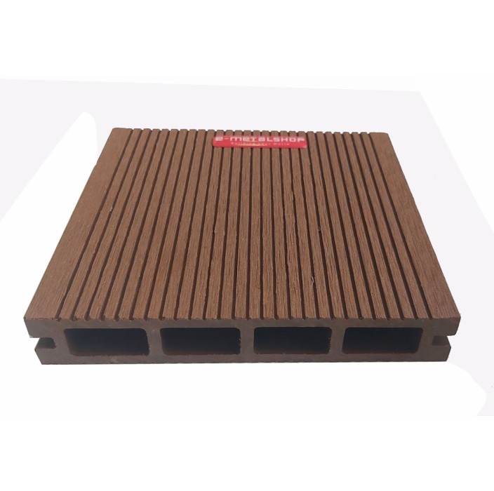 Συνθετικό πάτωμα  DECK  WPC καφέ ανοιχτό 25x150x3900mm (η τιμή αφορά το τετραγωνικό μέτρο COM54)