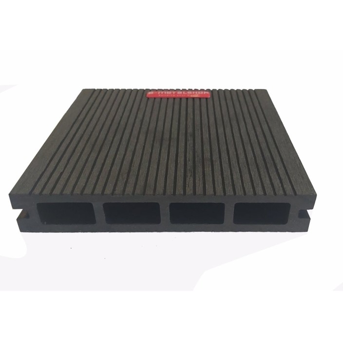 Συνθετικό πάτωμα DECK WPC γκρι σκούρο 25x150x3900mm (η τιμή αφορά το τετραγωνικό μέτρο)