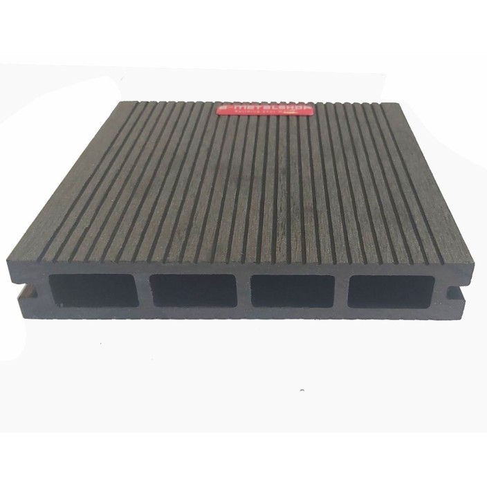 Συνθετικό πάτωμα DECK WPC γκρι ανοιχτό 25x150x3900mm (η τιμή αφορά το τετραγωνικό μέτρο)