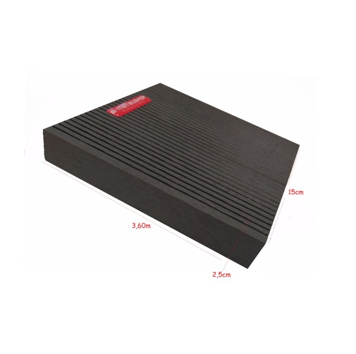 Τάβλα Συνθετικής περίφραξης WPC 2503-15 Γκρί  Grey Dedron 25x150x3600mm κωδ. 2503-15 (τιμή βέργας)