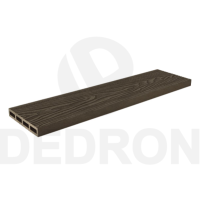 Τάβλα Συνθετικής περίφραξης WPC 2041-13 καφέ (COFFEE) με ανάγλυφα νερά ξύλου 3D Dedron 20x130x3900mm κωδ. 2041-13 (παλαιό 2065) (τιμή βέργας)