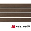 Τάβλα Συνθετικής περίφραξης WPC 2502-15 Καφέ Coffee Dedron 25x150x3600mm κωδ. 2502-15 (τιμή βέργας)