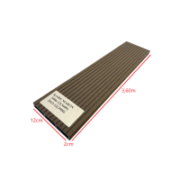 Τάβλα Συνθετικής περίφραξης DECK WPC 12 Καφέ Maron Dedron 20x120x3600mm κωδ. 2006-12 (τιμή βέργας)