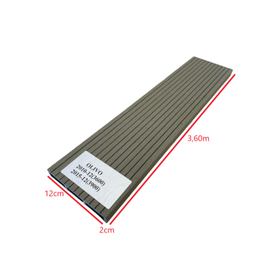 Τάβλα Συνθετικής περίφραξης WPC 12 Olivo Dedron 20x120x3600mm κωδ. 2010-12 (τιμή βέργας)
