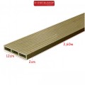 Τάβλα Συνθετικής περίφραξης WPC 12 Olivo Dedron 20x120x3600mm κωδ. 2010-12 (τιμή βέργας)