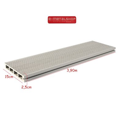 Συνθετικό πάτωμα  DECK  WPC Ivory 25x150x3900mm (η τιμή αφορά το τετραγωνικό μέτρο)