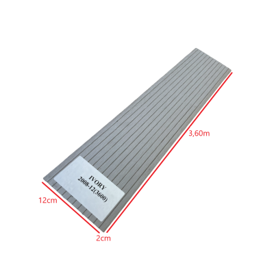 Τάβλα Συνθετικής περίφραξης WPC 12 Ivory Dedron  20x120x3600mm κωδ. 2008-12 (τμή βέργας)