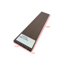 Τάβλα Συνθετικής περίφραξης WPC 2082-11 Καφέ Coffee Dedron 20x110x2900mm (τιμή βέργας) 