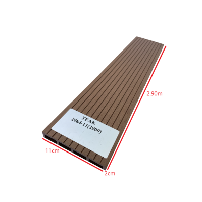 Τάβλα Συνθετικής περίφραξης WPC 2084-11 Teak 20x110x2900mm  (τιμή βέργας) 