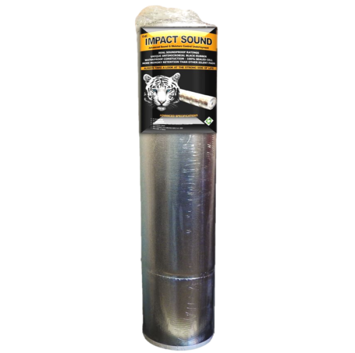 Υπόστρωμα IMPACT SOUND 3mm καουτσούκ (10m2 / ρολό)