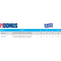 Ηλεκτρονική Κλειδαριά με πληκτρολόγιο, σώμα 35mm, τετράγωνο πρόσωπο και αντίκρισμα, 090135X Domus