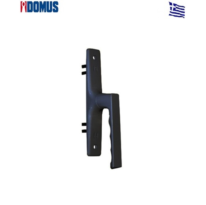 Σπανιολέτα D-fender ορθογώνια λεβιέ 180° μαύρη (75281Μ) Domus