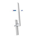 Λαβή Ανασυρόμενου  D-LIFT Ασημί 7180S Domus