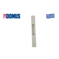 Έξω χούφτα για συρόμενα συστήματα λευκή 74250L D-LINE Domus