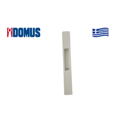 Έξω χούφτα για συρόμενα συστήματα λευκή 74250L D-LINE Domus