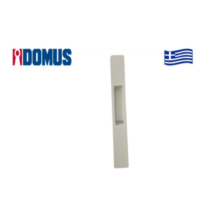 Έξω χούφτα για συρόμενα συστήματα λευκή 74250L D-LINE Domus
