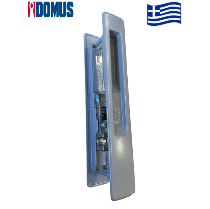 Κλειδαριά λεβιέ D-FENDER Ασημί (75151SP) Domus