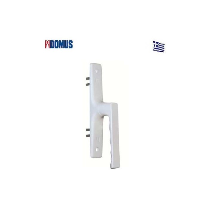 Σπανιολέτα D-fender ορθογώνια λεβιέ 180° Λευκή (75281L) Domus