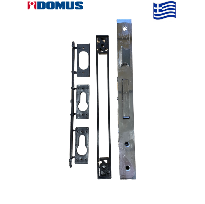 Κλειδαριά 30άρα μαχαιρωτή σκέτη Domus 90430Τ. Για κουφώματα αλουμινίου