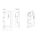 Κλειδαριά-Σύρτης ασφαλείας Domus WK+ 6470 (για πόρτες ή παράθυρα) για ανοιγόμενα ή συρόμενα κουφώματα καφέ