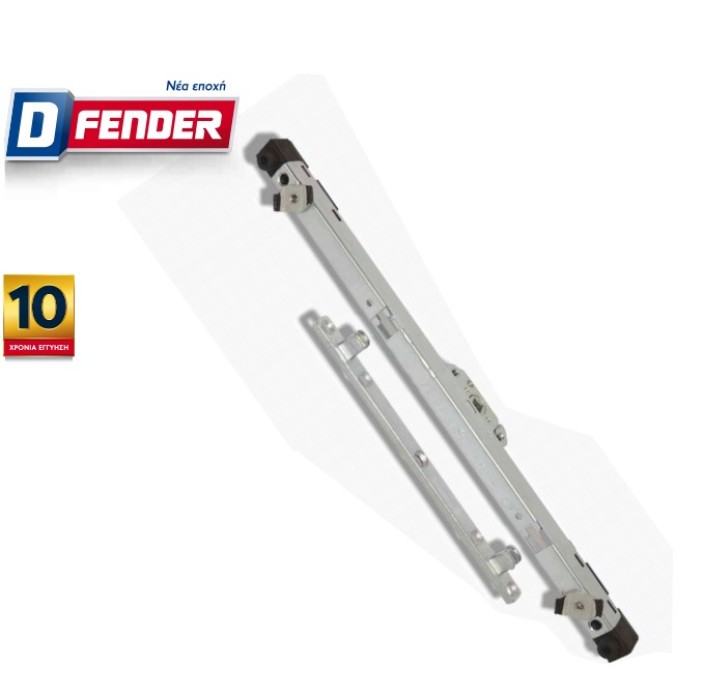 Καρέ D-FENDER 2 Κλειδωμάτων για λαβή καρέ ALUMIL 9050 (M9062/M9065) 74311 Domus