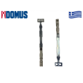 Σύρτης απλός, μεταλλικός με φωλιές, ρυθμιζόμενα άκρα και camera ειδικός και για μηχανισμούς ανάκλισης DOMUS 6592
