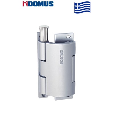 Κλειδαριά-Σύρτης ασφαλείας Domus WK+ 6470 (για πόρτες ή παράθυρα) για ανοιγόμενα ή συρόμενα κουφώματα ασημί