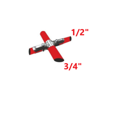 Συστολικός σταυρός για σωλήνες 3/4" x 1/2"