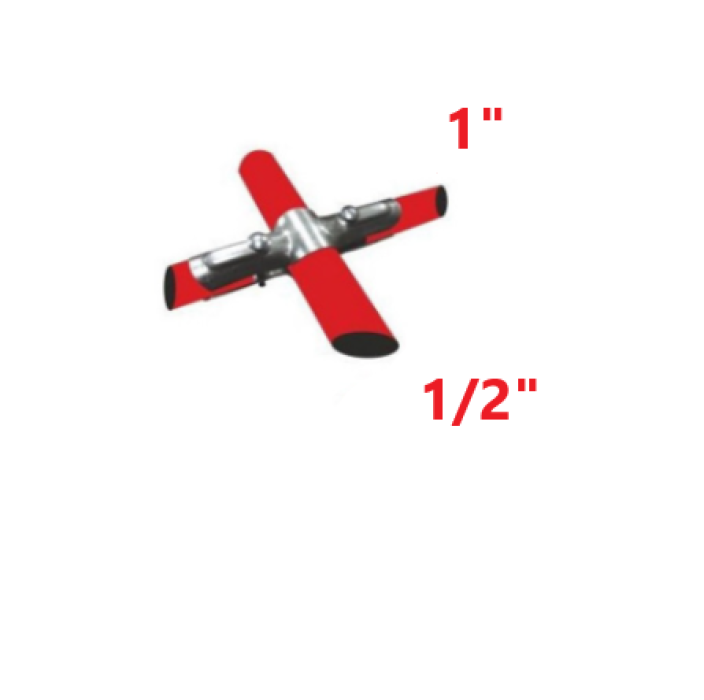 Συστολικός σταυρός για σωλήνες 1/2" x 1"