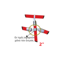 Ένωση κουπαστής για στρογγυλούς σωλήνες 2"