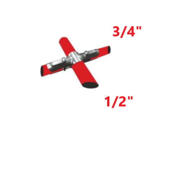Συστολικός σταυρός για σωλήνες 1/2" x 3/4"