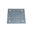 Φλάτζα για κοιλοδοκό γαλβανιζέ 120x120x3mm