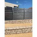 Πηχάκι για κολώνα 60x60 αλουμινίου για τάβλα 14mm 6060P1, Τέχνη (βέργα 6m) χρώμα 7042 ΜΑΤ