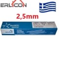 Ηλεκτρόδια για κοινούς χάλυβες OVERCORD-S Erlikon (Ερλικον) για γαλβανιζέ 2,5mm 3.5kg