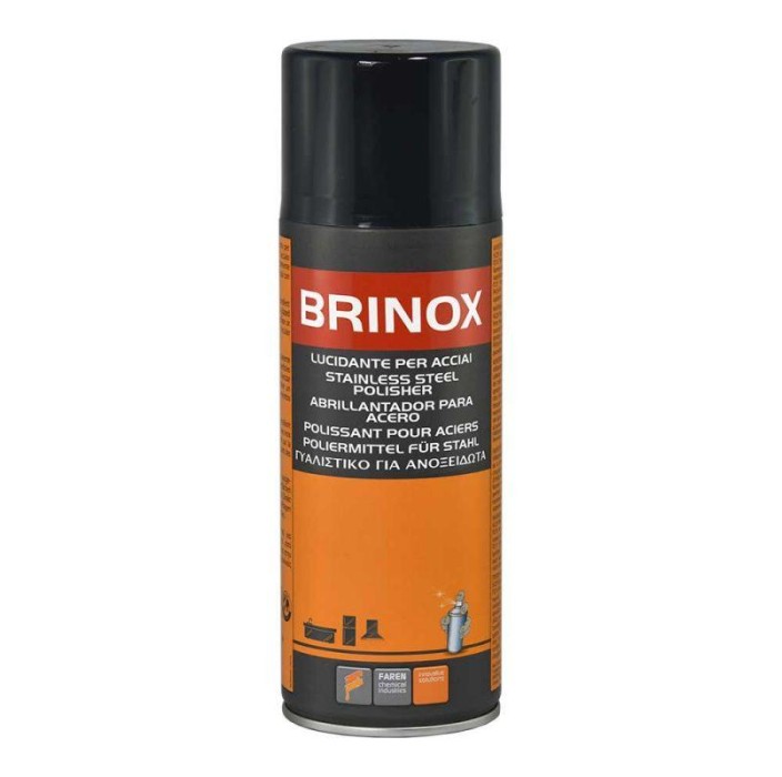 Καθαριστικό - Γυαλιστικό Ανοξείδωτο Brinox 400ml FAREN.