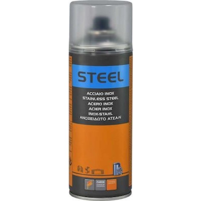 Ανοιξείδωτο Ατσάλι STEEL Σπρέι Ηλεκτοκόλλησης 400ml FAREN.
