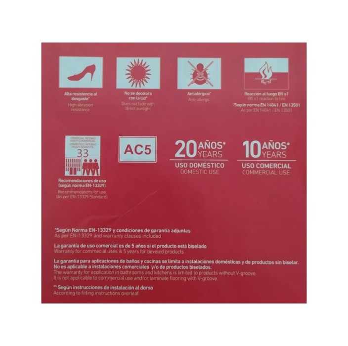 Δάπεδο laminate autum oak Finsa 8mm Original ECO (τιμή τετραγωνικού)