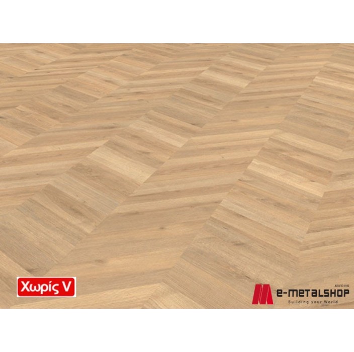Δάπεδο laminate Chevron-2V 8mm Ψαροκόκαλο Supreme-2V (τιμή τετραγωνικού)