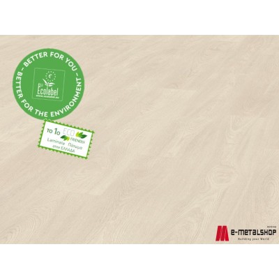 Δαπέδο laminate Kalmar White-4V Finfloor eco evolve 8mm (τιμή τετραγωνικού)