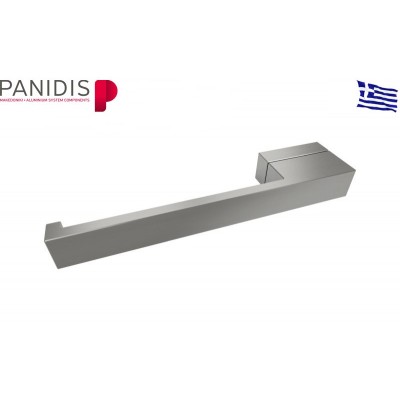 Λαβή μεσαία 210mm,με καρέ 7x7,Μακεδονικής inox ανοδίωση (HA-2100)
