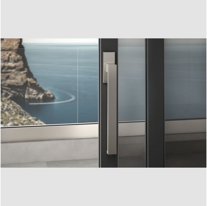 Λαβή μεγάλη 275mm ,με καρέ 10x10, Μακεδονικής μαύρη ανοδίωση (HA-2750)