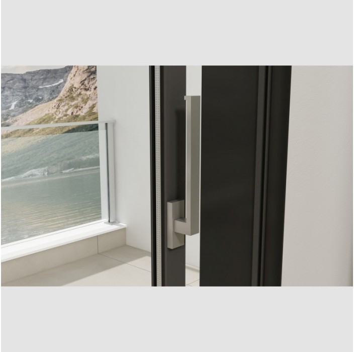 Λαβή μεγάλη 275mm ,με καρέ 10x10, Μακεδονικής μαύρη ανοδίωση (HA-2750)